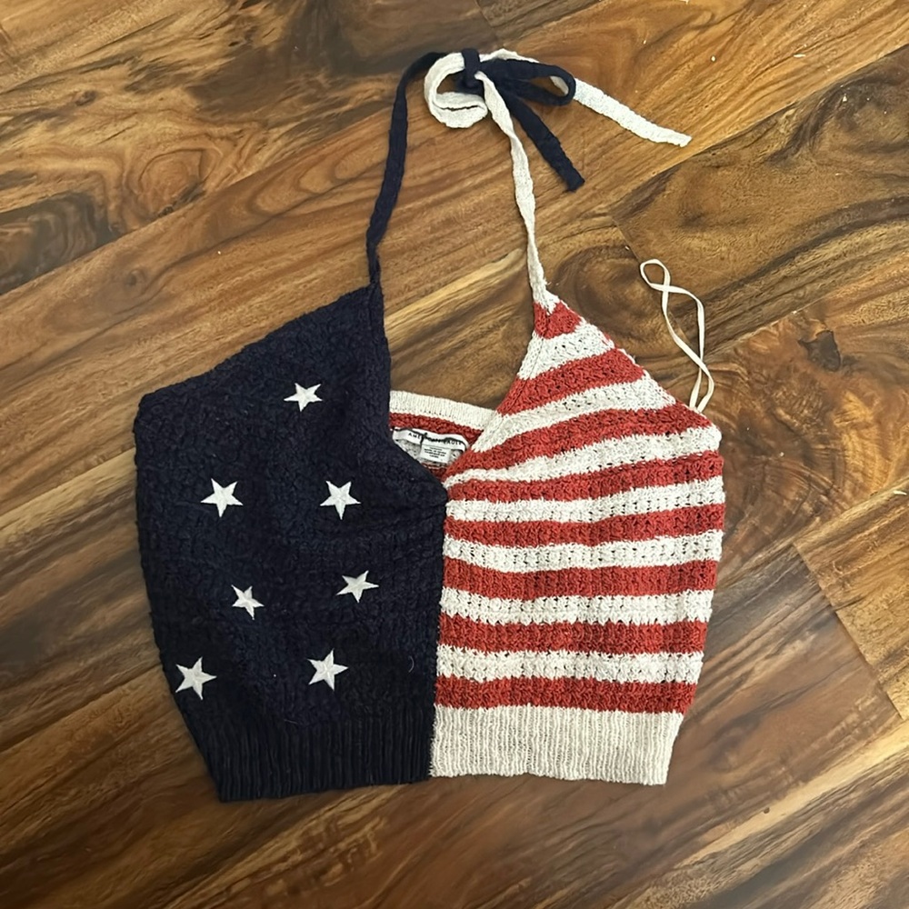 COPY - Knit American flag top
